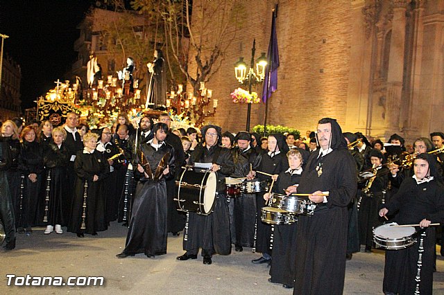 Procesin del Santo Entierro (Recogida) - Viernes Santo noche - Semana Santa Totana 2015 - 761
