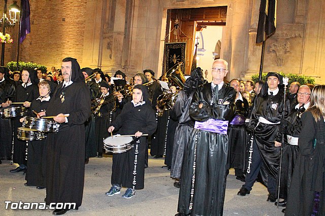 Procesin del Santo Entierro (Recogida) - Viernes Santo noche - Semana Santa Totana 2015 - 762