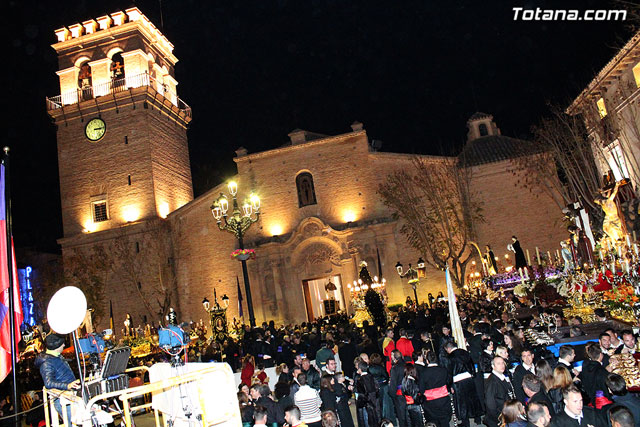Procesin del Santo Entierro (Recogida) - Viernes Santo noche - Semana Santa Totana 2015 - 767