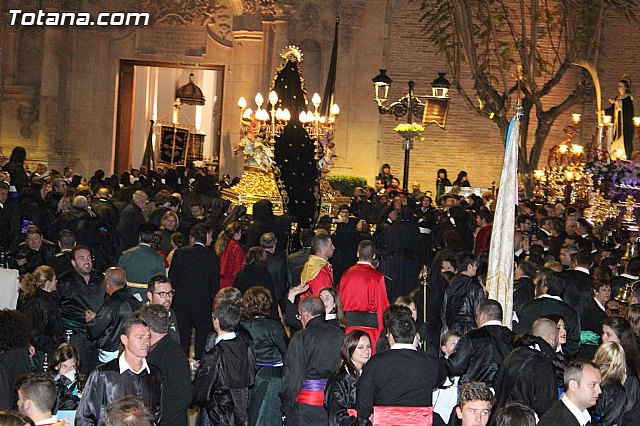 Procesin del Santo Entierro (Recogida) - Viernes Santo noche - Semana Santa Totana 2015 - 769