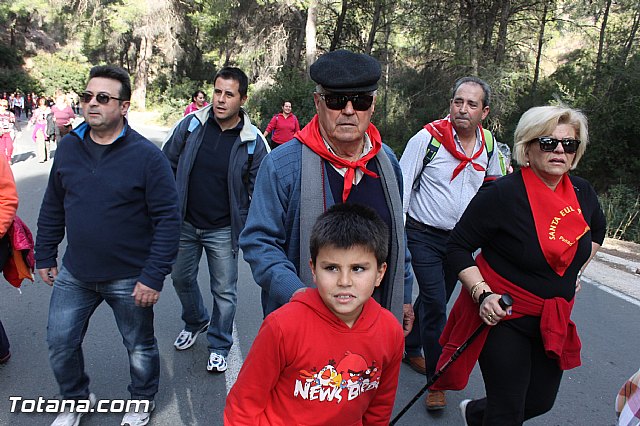 Romera Santa Eulalia. 7 enero 2014. Llegada a La Santa y Misa - 242