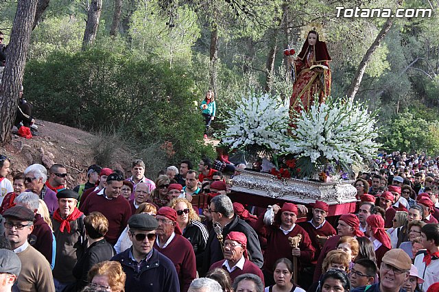 Romera Santa Eulalia. 7 enero 2014. Llegada a La Santa y Misa - 422