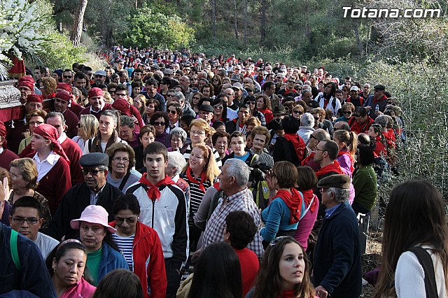 Romera Santa Eulalia. 7 enero 2014. Llegada a La Santa y Misa - 424