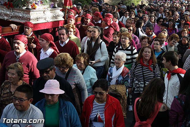 Romera Santa Eulalia. 7 enero 2014. Llegada a La Santa y Misa - 427