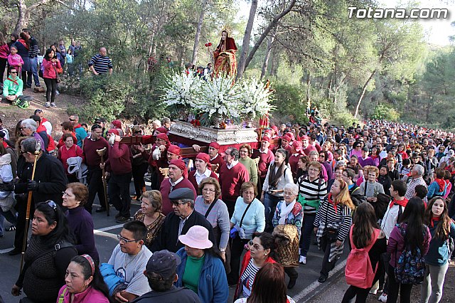 Romera Santa Eulalia. 7 enero 2014. Llegada a La Santa y Misa - 428