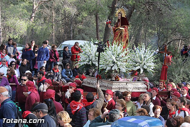 Romera Santa Eulalia. 7 enero 2014. Llegada a La Santa y Misa - 443