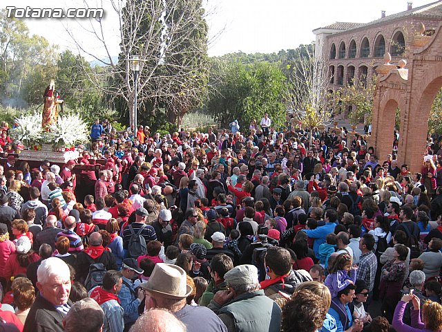 Romera Santa Eulalia. 7 enero 2014. Llegada a La Santa y Misa - 479