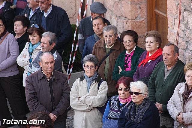 Romera Santa Eulalia. 7 enero 2014. Llegada a La Santa y Misa - 527