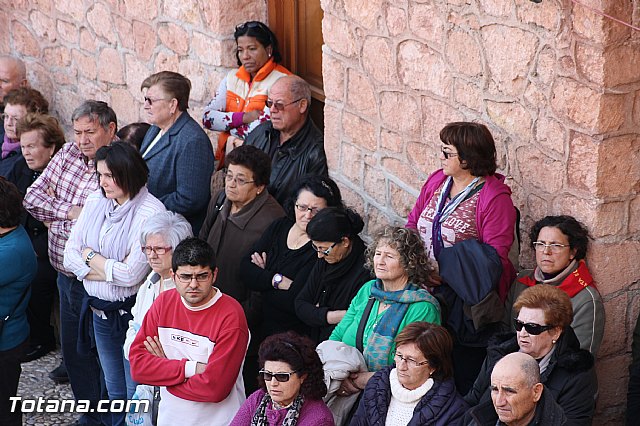 Romera Santa Eulalia. 7 enero 2014. Llegada a La Santa y Misa - 528