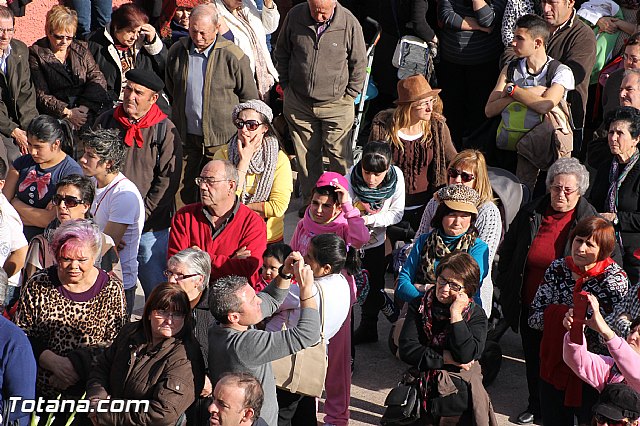 Romera Santa Eulalia. 7 enero 2014. Llegada a La Santa y Misa - 530