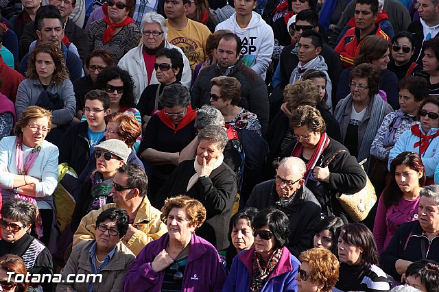 Romera Santa Eulalia. 7 enero 2014. Llegada a La Santa y Misa - 539
