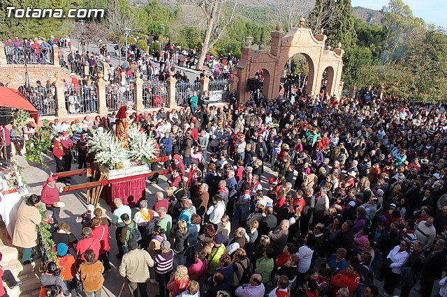 Romera Santa Eulalia. 7 enero 2014. Llegada a La Santa y Misa - 556