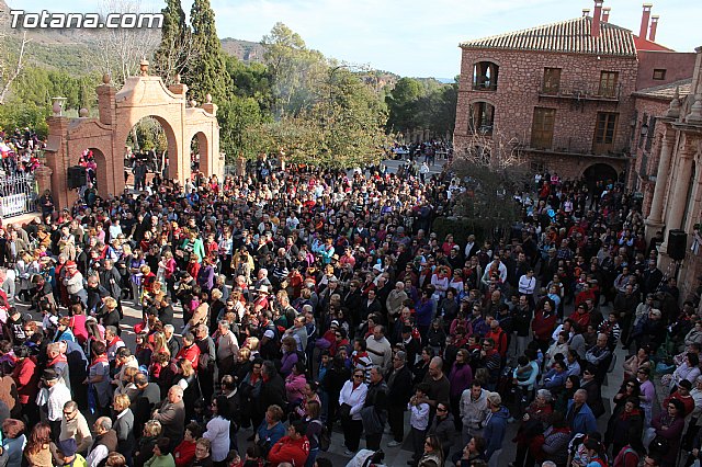 Romera Santa Eulalia. 7 enero 2014. Llegada a La Santa y Misa - 557