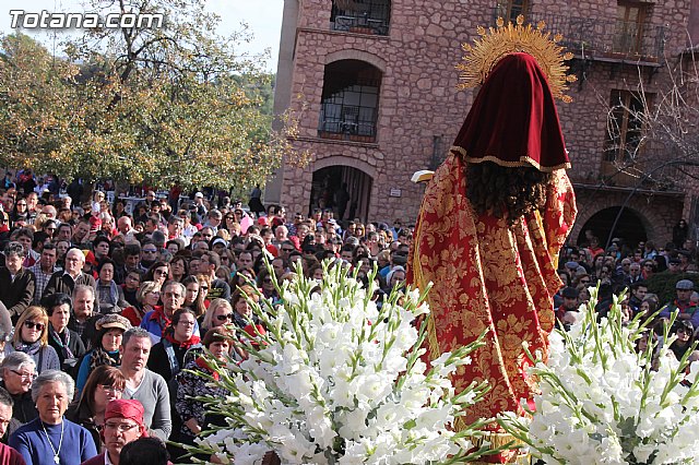 Romera Santa Eulalia. 7 enero 2014. Llegada a La Santa y Misa - 563