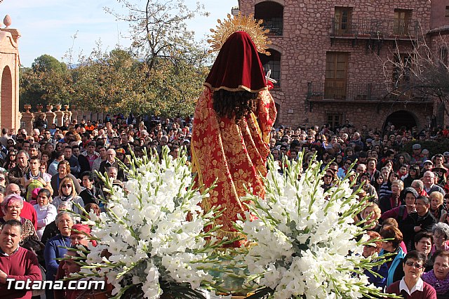 Romera Santa Eulalia. 7 enero 2014. Llegada a La Santa y Misa - 575