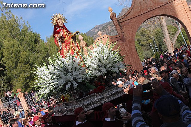 Romera Santa Eulalia. 7 enero 2014. Llegada a La Santa y Misa - 586