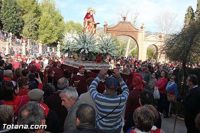 Romera Santa Eulalia. 7 enero 2014. Llegada a La Santa y Misa - 587