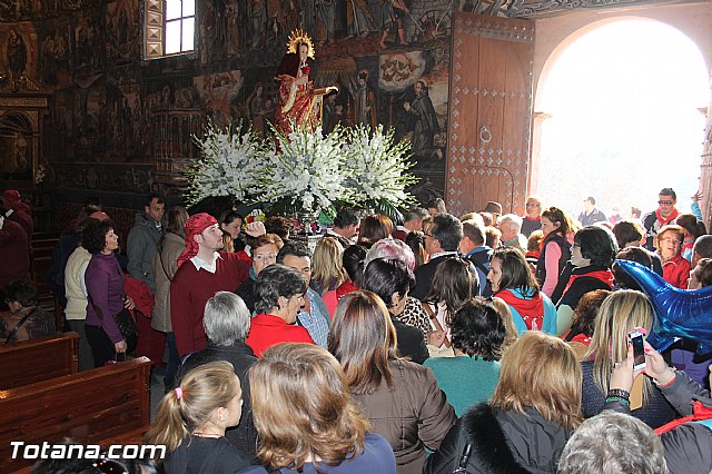 Romera Santa Eulalia. 7 enero 2014. Llegada a La Santa y Misa - 600