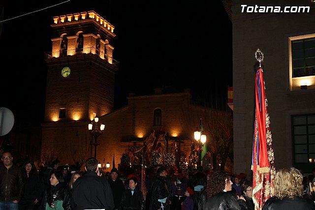 Traslado de los tronos a sus sedes. Viernes Santo 2012 - 1 Traslado de los tronos a sus sedes. Viernes Santo 2012 - 1
