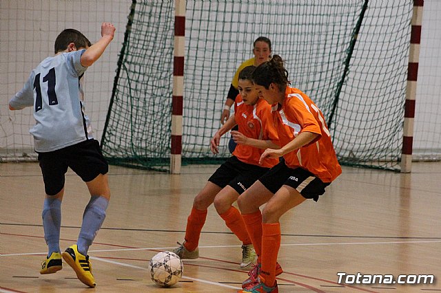 Partido amistoso. Ftbol Sala Capuchinos Infantil A - Roldn Infantil Femenino (4-3) - 41