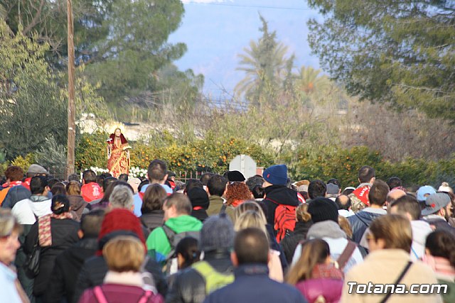Romera Santa Eulalia. 7 enero 2015. El Rulo -> La Santa - 2