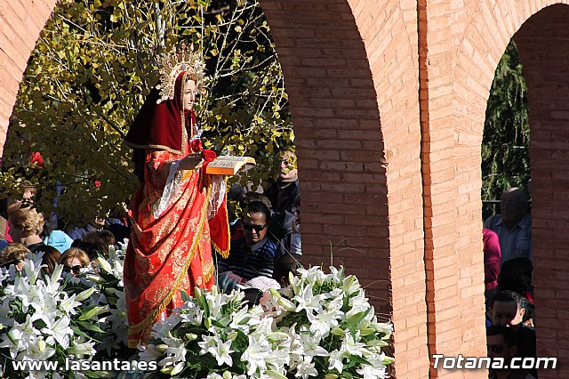 Romera Santa Eulalia 7 enero 2013. Llegada a La Santa - 415