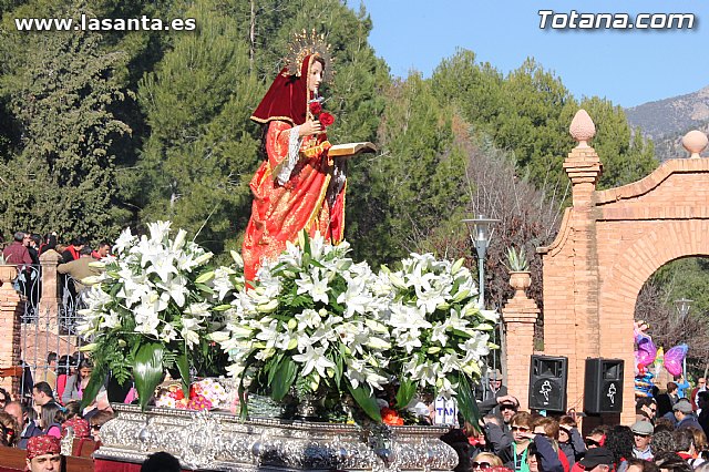 Romera Santa Eulalia 7 enero 2013. Llegada a La Santa - 484
