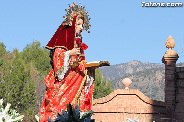 Romera Santa Eulalia 7 enero 2013. Llegada a La Santa - 486