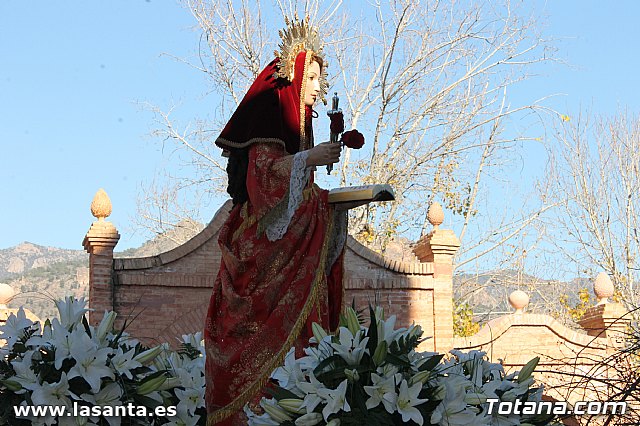 Romera Santa Eulalia 7 enero 2013. Llegada a La Santa - 488