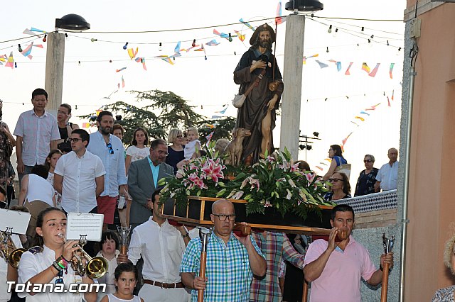 Procesin San Roque 2016 y reparto de 