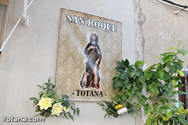 Procesin San Roque 2016 y reparto de 