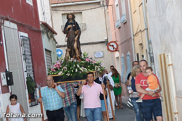 Procesin San Roque 2016 y reparto de 