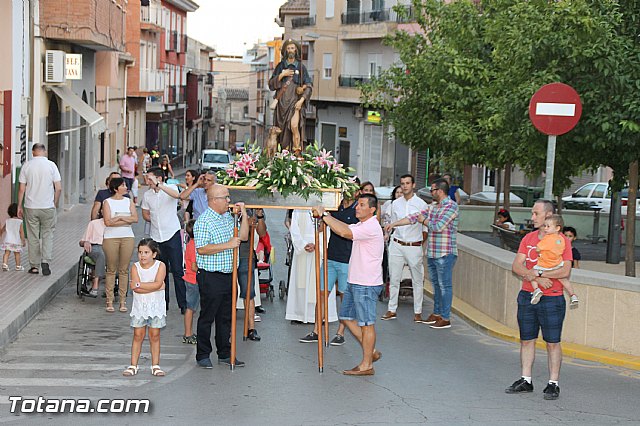 Procesin San Roque 2016 y reparto de 