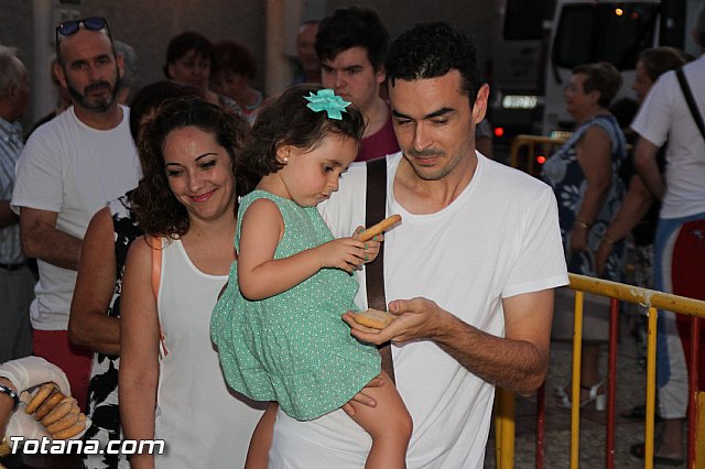 Procesin San Roque 2016 y reparto de 