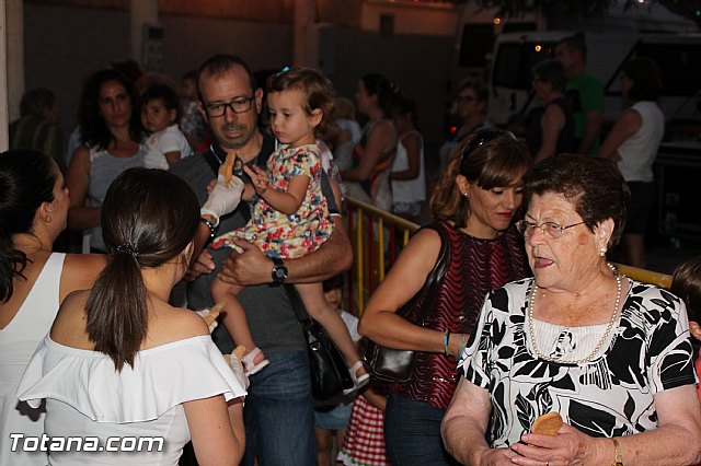 Procesin San Roque 2016 y reparto de 