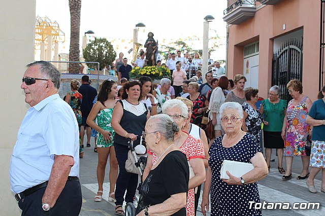 Procesin San Roque 2017 y reparto de 