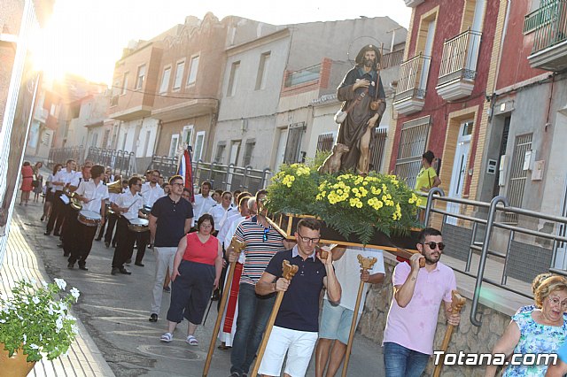 Procesin San Roque 2017 y reparto de 