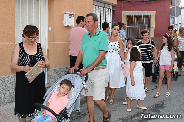 Procesin San Roque 2017 y reparto de 