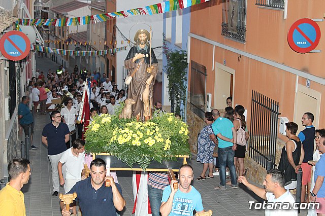 Procesin San Roque 2017 y reparto de 