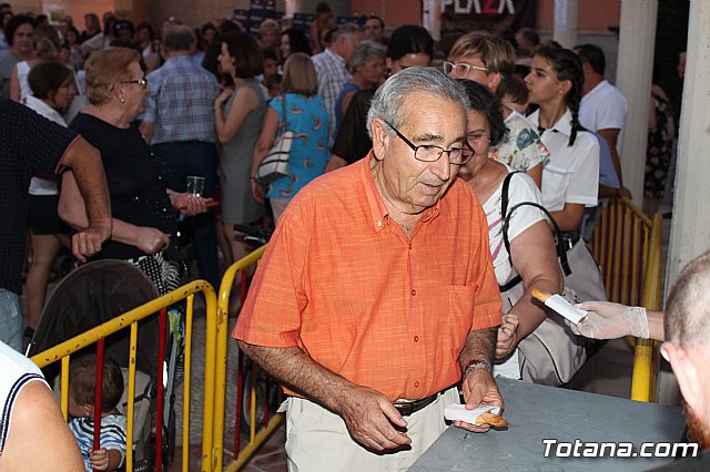 Procesin San Roque 2017 y reparto de 