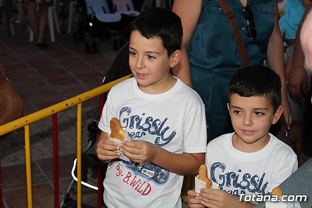 Procesin San Roque 2017 y reparto de 