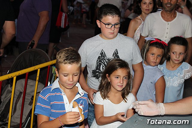 Procesin San Roque 2017 y reparto de 