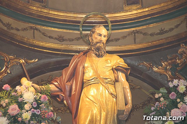 Solemne Eucarista 450 aniversario de la dedicacin del Templo Parroquial de Santiago - 75