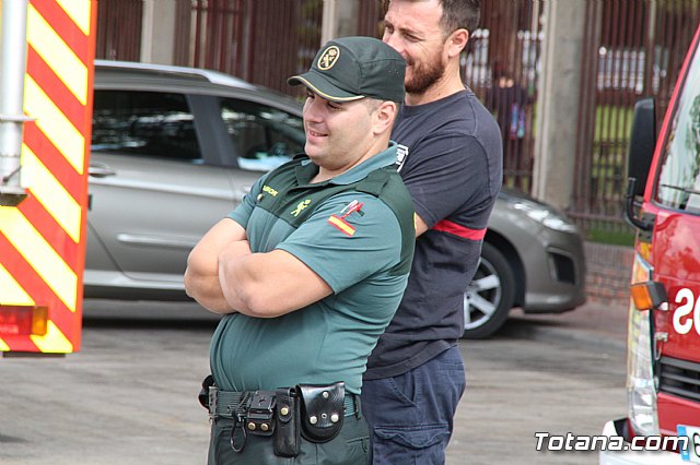 Servicios de emergencias visitan la Escuela Infantil 