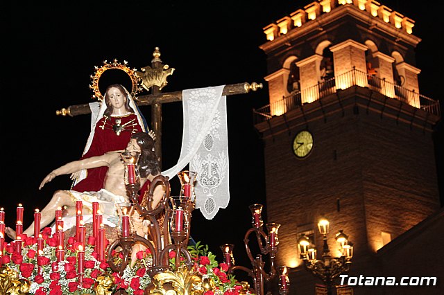 Procesin del Santo Entierro  - Viernes Santo - Semana Santa Totana 2017 - 349