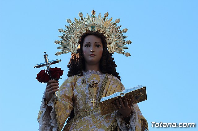 Traslado procesional de Santa Eulalia a la Parroquia de Santiago - Totana 2018 - 2