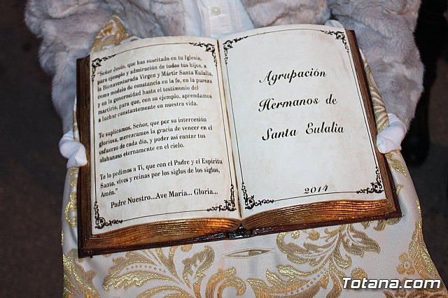 Traslado procesional de Santa Eulalia a la Parroquia de Santiago - Totana 2018 - 273