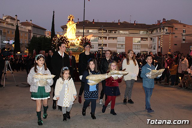 Traslado procesional de Santa Eulalia a la Parroquia de Santiago - Totana 2018 - 280