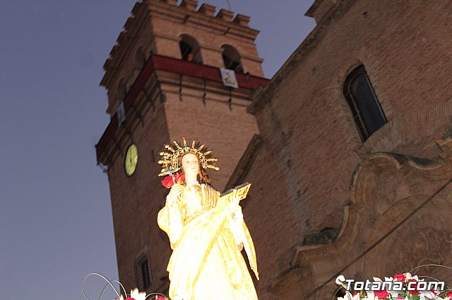 Traslado procesional de Santa Eulalia a la Parroquia de Santiago - Totana 2018 - 283