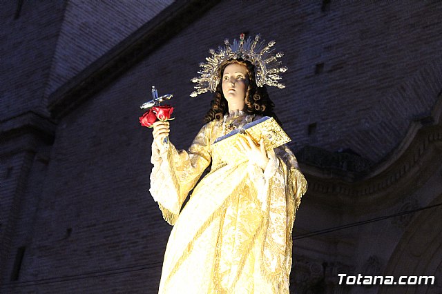 Traslado procesional de Santa Eulalia a la Parroquia de Santiago - Totana 2018 - 286
